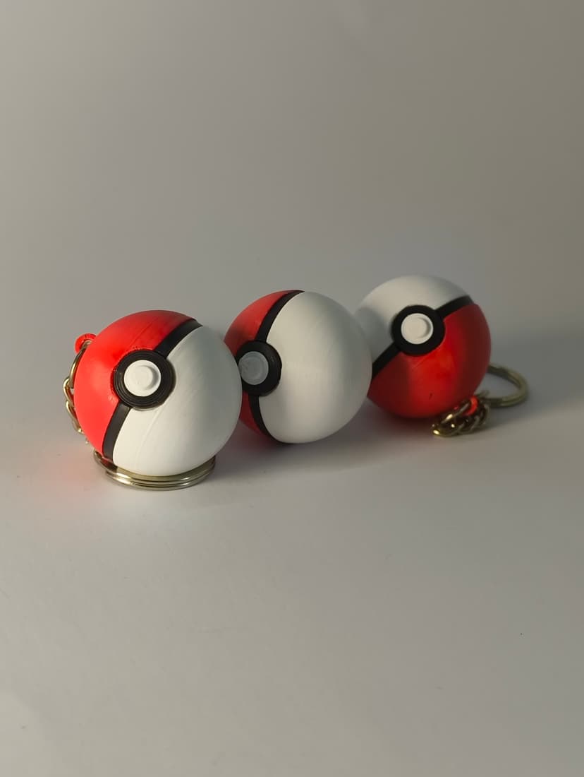 Pokeball Keychain