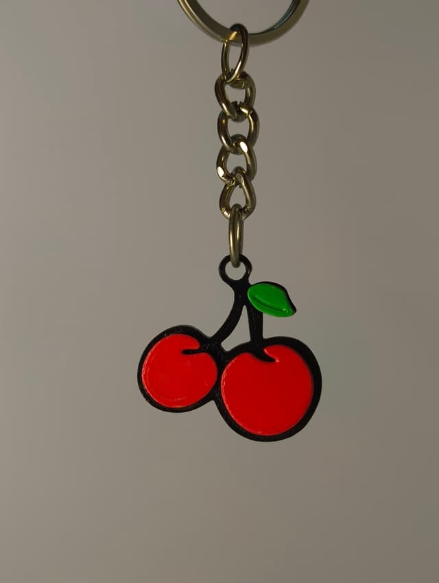 Cherry Keychain