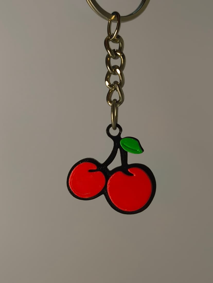 Cherry Keychain