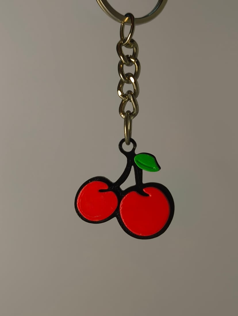 Cherry Keychain