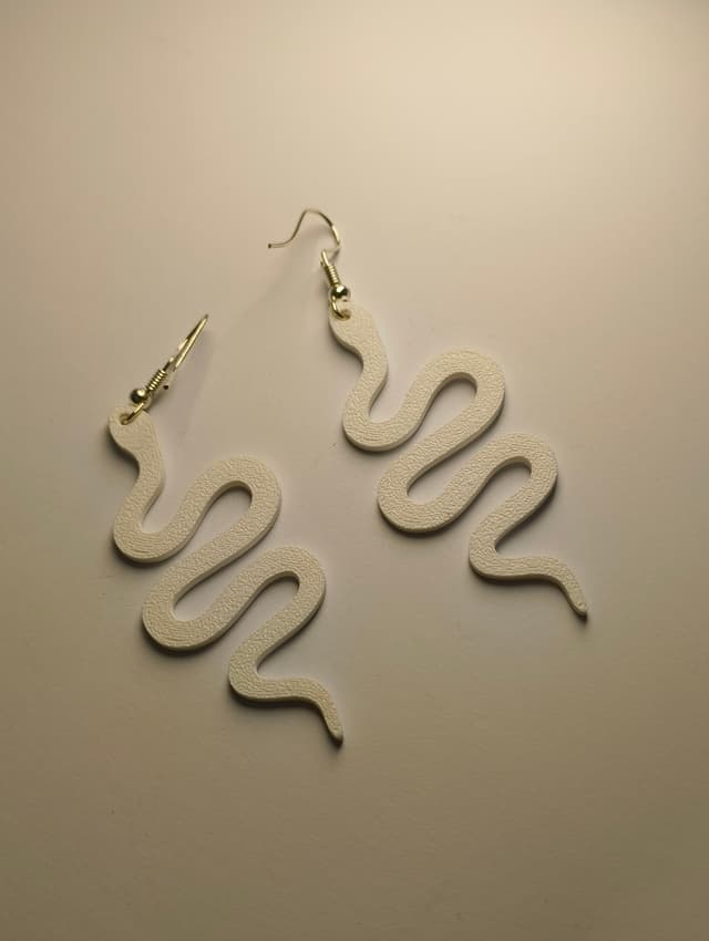 Snake earrings
