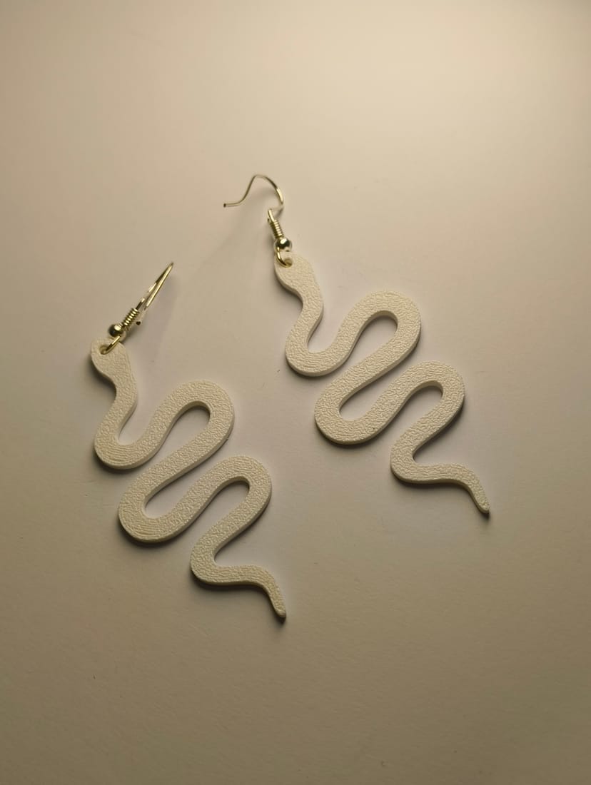Snake earrings